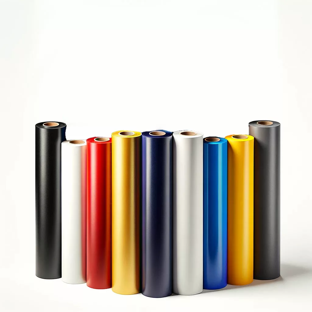 Promo 3 vinilos textiles PU - Colores Surtidos 2 rollos--vinilo