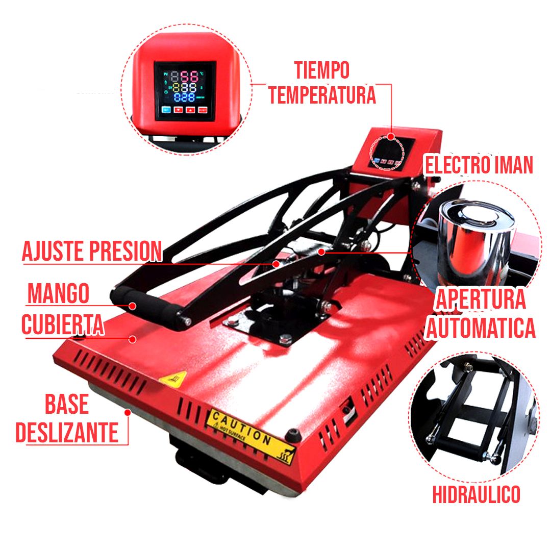 Maquina Estampadora de Poleras FULL 60x40 cm 2 Maquina Estampadora de Poleras FULL 60x40 cm - Imagen 2