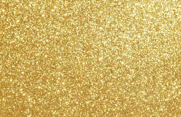 Vinilo Textil PU GLITTER DORADO 50x100 cm. 1 Vinilo Textil PU GLITTER DORADO 50x100 cm.
