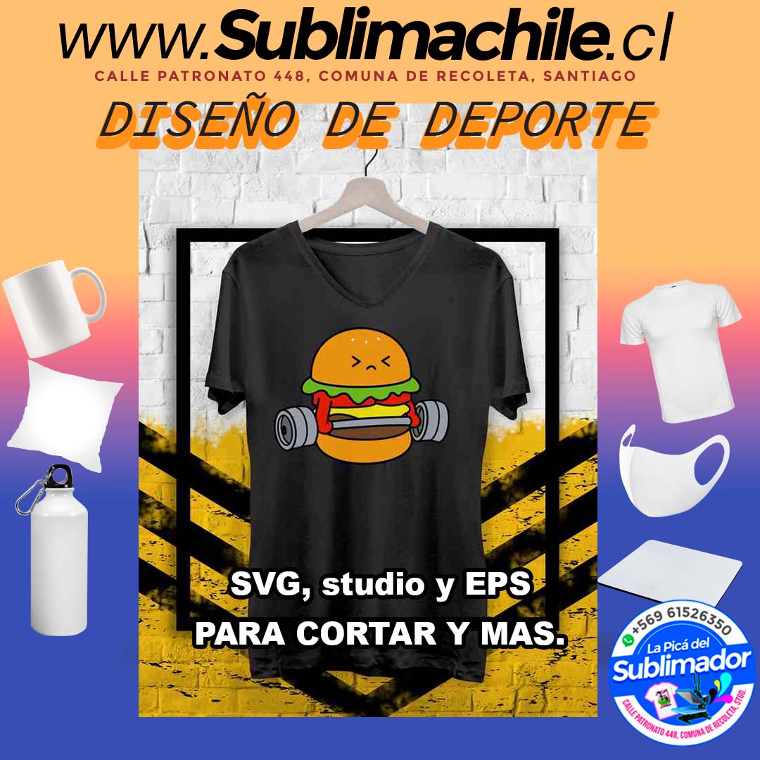 Diseño de Deporte para Sublimar - SVG, studio y EPS 1 Diseño de Deporte para Sublimar - SVG, studio y EPS