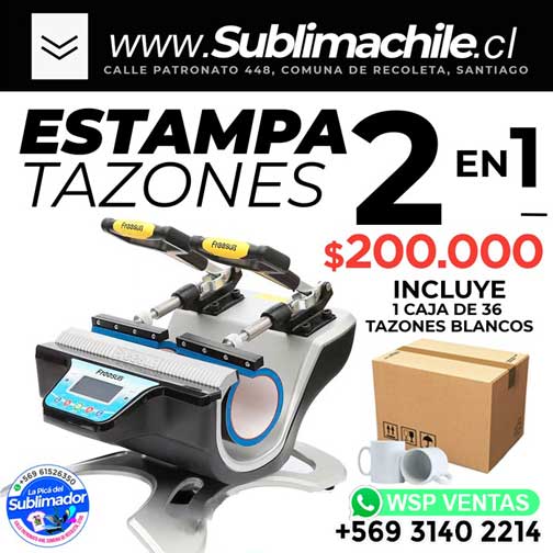 Máquina estampa Tazones 2 en 1 1 Máquina estampa tazones 2 en 1
