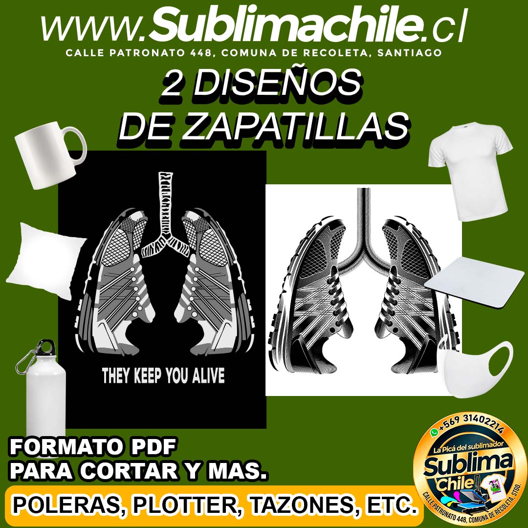 2 Diseños de Zapatillas para Sublimar Editable en CDR - PDF 1 2 Diseños de Zapatillas para Sublimar Editable en CDR - PDF