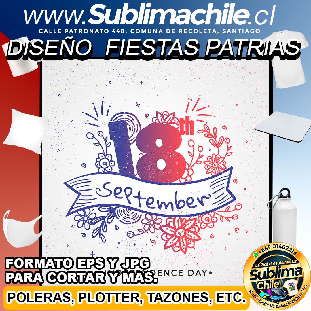 Diseño de Fiestas Patrias Editable en CDR para Sublimar - EPS y JPG 1 Diseño de Fiestas Patrias Editable en CDR para Sublimar - EPS y JPG