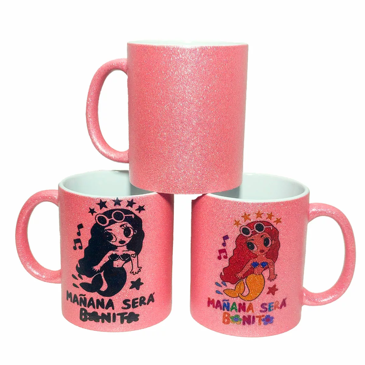 Tazones Glitter sublimables 11 Oz 36 unidades 2 Tazones Glitter sublimables 11 Oz 36 unidades - Imagen 2