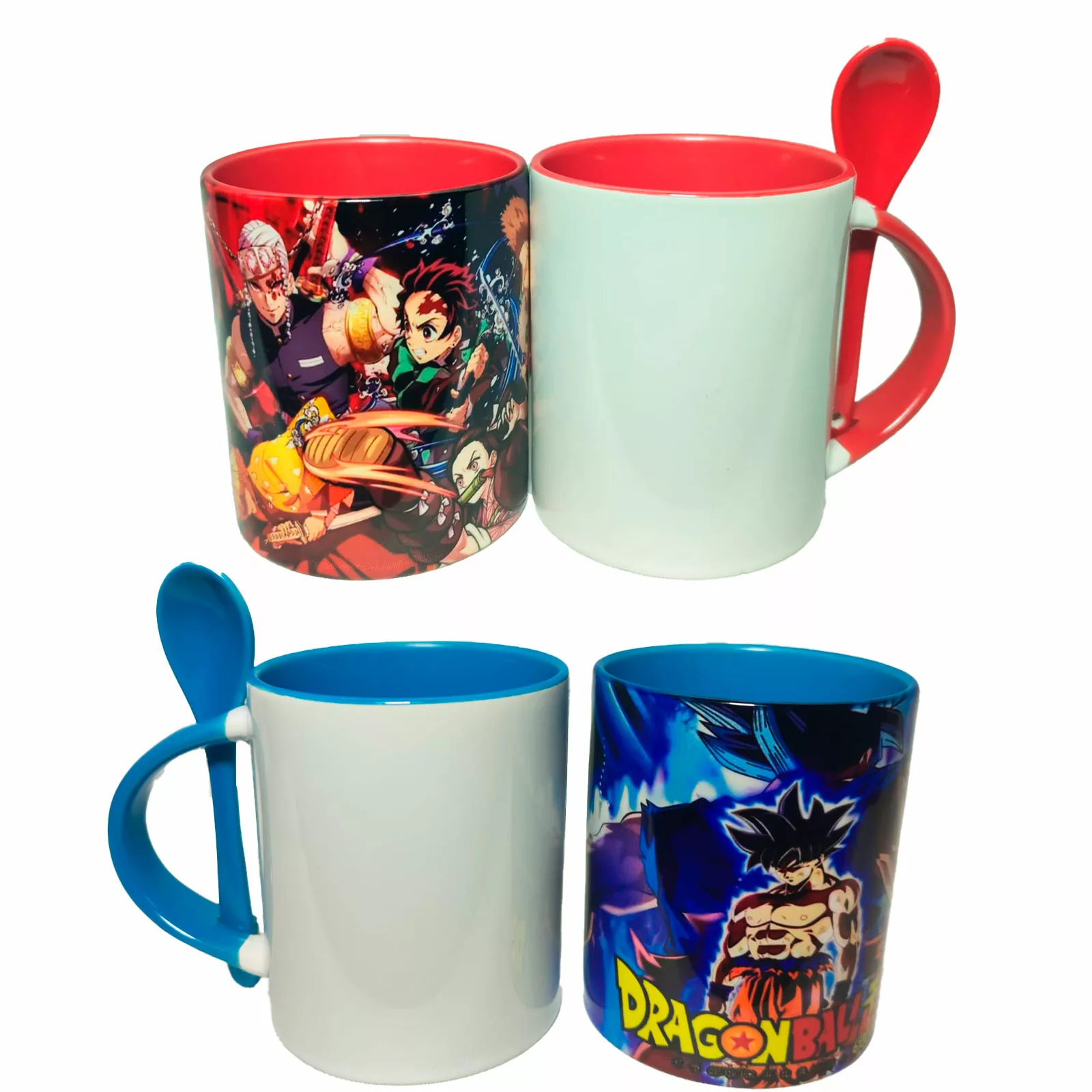 Tazones sublimables de Colores 11 Oz con Cuchara - 36 unidades 2 Tazones sublimables de Colores 11 Oz con Cuchara - 36 unidades - Imagen 2