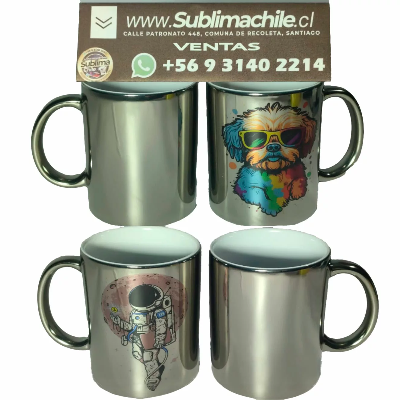 Tazones Metalizados sublimables 11 Oz 36 unidades 3 Tazones Metalizados sublimables 11 Oz 36 unidades - Imagen 3