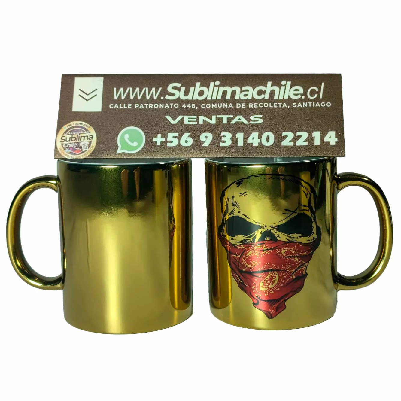 Tazones Metalizados sublimables 11 Oz 36 unidades 2 Tazones Metalizados sublimables 11 Oz 36 unidades - Imagen 2