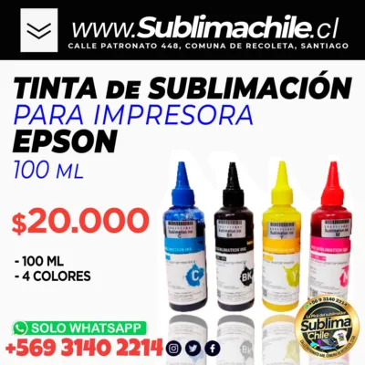 Tintas Sublimación
